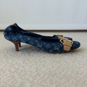Louis Vuitton Denim Heels